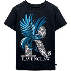 Harry Potter Ravenclaw Coat of Arms Monochrome Premium T Shirt Kinderen