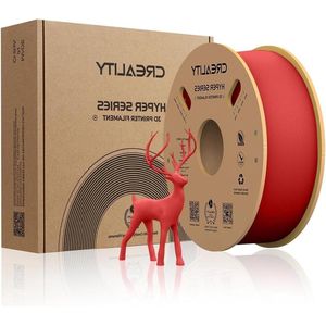 3D-printer filament voor afdrukken op hoge snelheid - duurzaam en resistent - PLA filament - rood - 1 kg spoel - +/-003 mm dimensionale nauwkeurigheid