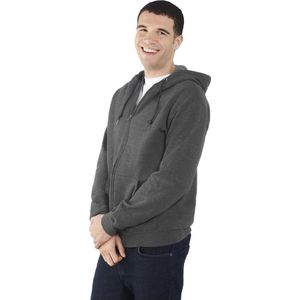 Fruit Of The Loom Heren Lichtgewicht Full Zip Jacket / Hoodie (Licht Graphite)