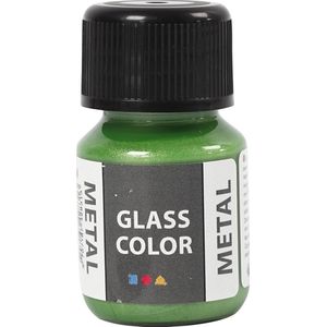 Glass Color Metal, groen, 30 ml/ 1 fles