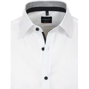 Venti Heren Overhemd Non Iron Wit Body Fit 134024500-001 - L