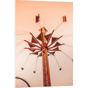 PVC Schuimplaat- Draaimolen van de Onderkant - 70x105 cm Foto op PVC Schuimplaat