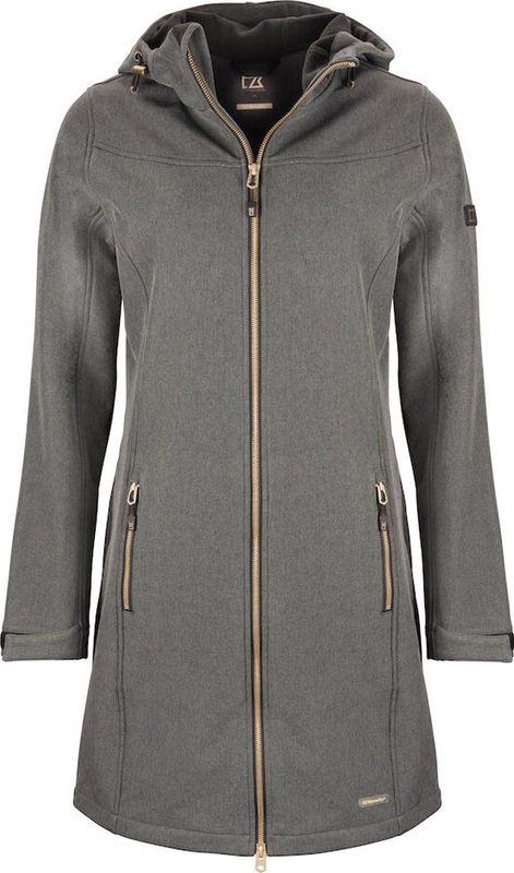 Cutter & Buck Whittier Jacket Dames 351457 - Antraciet Melange - XS