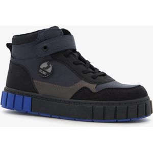 Blue Box hoge jongens sneakers zwart/blauw - Maat 28 - Uitneembare zool