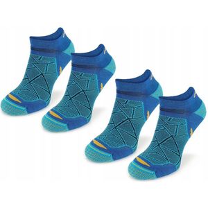 Comodo Trekking Sokken Merino 70% - 2 Paar Blauw Maat 39-42