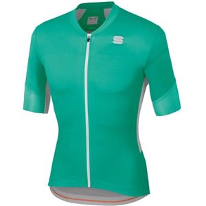 Fietsshirt Sportful Men GTS Jersey Bora Green Miami Green White-XL