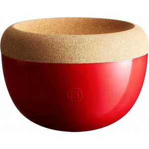 Emile Henry Fruitschaal/bewaarpot 27 Cm 4700 Ml Keramiek Rood