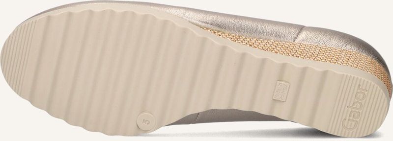 Gabor - Instap Sleehak Schoenen - Beige - Leer - Comfort Collectie