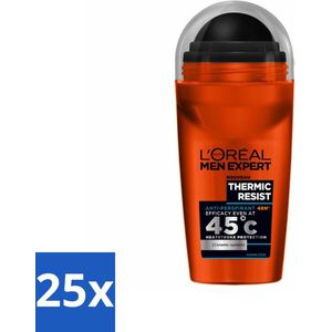 L'Oréal Men Expert Deodorant Roller Thermic Resist 50 ml - Bulkverpakking - 25 stuks