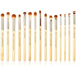 Jessup - T137 - Make-up Kwastenset - 15-delig - Bamboe