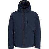 JACK & JONES - JJFINN - Softshell Jas - Donkerblauw - Gevoerd - Voor Heren