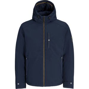 JACK & JONES - JJFINN - Softshell Jas - Donkerblauw - Gevoerd - Voor Heren