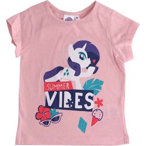 My Little Pony - meisjes - t-shirt - Summer vibes - roze - maat 98