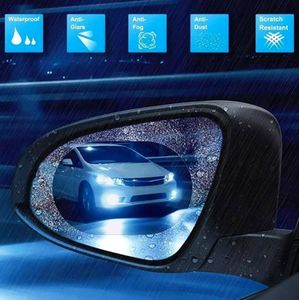 Spiegel sticker - Spiegel Folie - Nano Coating - Raam Sticker - Anti Regen - Anti Sneeuw - Anti Vries - Zijspiegels - Achteruitkijkspiegels - 4 Stuks - 100 x 145 mm (2 Stuks) - 100 x 150 mm (2 Stuks)