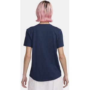 NIKE - Sportswear Club Essentials - Sport T-shirt - Blauw - Korte Mouw Dames
