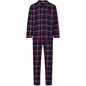Pastunette - Aspen Ski - Pyjama - Donkerblauw - Katoen - Flanel - Geruit
