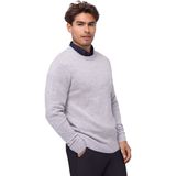 DANISH ENDURANCE Trui van Merinowol met Kasjmiermix - voor Mannen - Bruin - Lichtgrijs Gemêleerd - Maat M