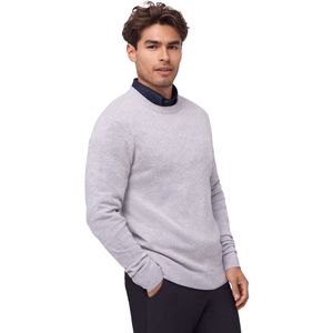 DANISH ENDURANCE Trui van Merinowol met Kasjmiermix - voor Mannen - Bruin - Lichtgrijs Gemêleerd - Maat M