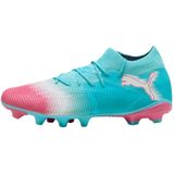 PUMA - FUTURE 8 MATCH RE-CHARGE FG/AG - Voetbalschoenen - Blauw/Roze/Wit