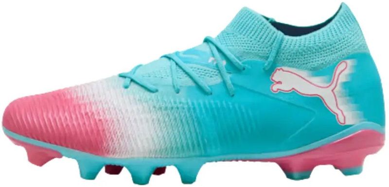 PUMA - FUTURE 8 MATCH RE-CHARGE FG/AG - Voetbalschoenen - Blauw/Roze/Wit
