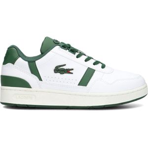 Lacoste T-clip J Lage sneakers - Leren Sneaker - Jongens - Wit - Maat 34