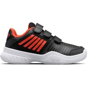 K-Swiss Court Express Strap Omni Junior - Sportschoenen - Tennis - Smashcourt - Black/Orange