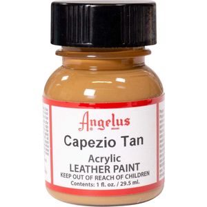 Angelus Leather Acrylic Paint - textielverf voor leren stoffen - acrylbasis - Capezio Tan - 29,5ml