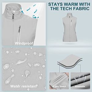 Dames Lichtgewicht Hardloopvest - Winddicht, Waterdicht en Ademend - Perfect voor Hardlopen, Golf en Wandelen