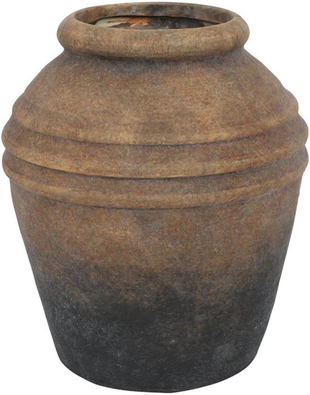 Countryfield - Vaas Reuben M - Grijs - Aardewerk - Ø18,5xH21,5cm