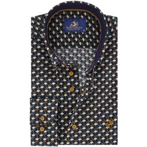 Casual Overhemd - Bruin - Eden Valley - Regular Fit - Katoen