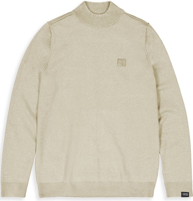 Butcher of Blue - Clifden Mock - Gebreide Trui - Taupe - Fijn Gebreid