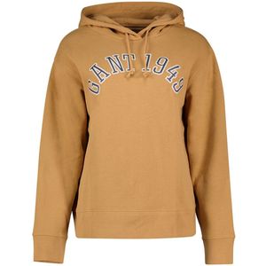 Gant 1949 Arch Hoodie Beige XS Vrouw