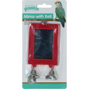 Pawise Bird mirror with bell