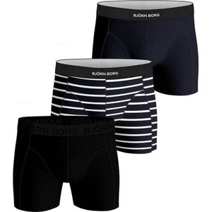 Björn Borg Heren Boxershort 3p Stripes Maat S Mannen