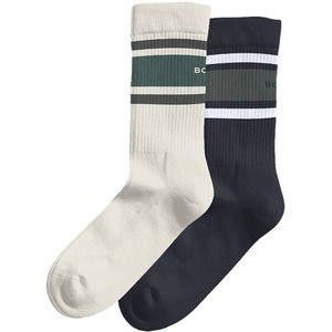 Björn Borg unisex core crew 2P sokken stripe logo multi