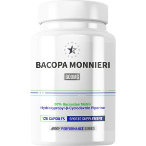 Bacopa Monnieri 50% met HydroPerine™ - 120 V-Capsules (600mg)