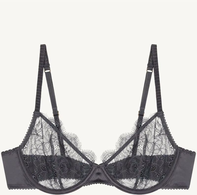 LOVE Stories - Romeo - BH - Donkergrijs - Full Cup - Push-up - Met Beugel