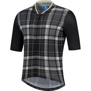 Rogelli Style Fietsshirt - Korte Mouwen - Heren - Zwart, Antraciet - Maat L