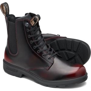 Blundstone Damen Stiefel Boots #2220 Bordeaux Brush Leather (Lace-Up)-6.5UK