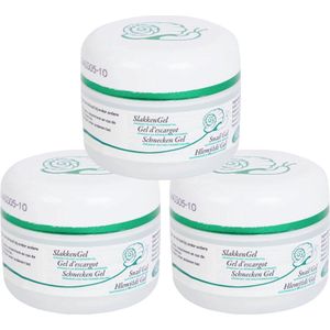 Slakkengel 3 x 50 ml voordeelpakket - Slakkenslijmgel - Snail gel - Gel d'escargot - Snailgel- Littekencrème - Littekengel