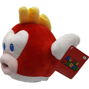 Nintendo - Super Mario Kart - Knuffel - Cheep Cheep - Vis - Pluche - Speelgoed - 26 cm