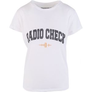 Trackwalk t-shirt dames F1 Radio check – wit – maat L ��– formule 1