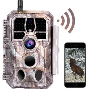 Wildcamera - Bewegingssensor camera - Nachtzicht - Dieren spotten - Boscamera - Buiten camera - Wildlife observeren - Beveiligingscamera natuur - Jachtcamera - Onopvallende camera - Buitenobservatie - Natuurfotografie - Dierensporen vastleggen - Time