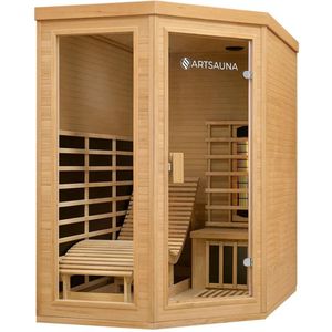 Infraroodcabine Kolding - 130x190x190 cm - Triplex Verwarmingssysteem - 2 personen