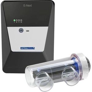Astralpool E-next Zoutwaterchlorinatiesysteem Tot 90 M3 21 G/u Transparant 90 m3