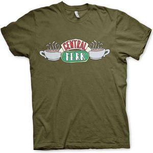 Friends Heren Tshirt -S- Central Perk Groen