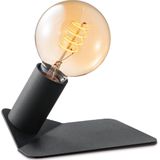 Home Sweet Home - Moderne tafellamp Boyd - Zwart - 13/13/5.3cm - bedlampje - geschikt voor E27 LED lichtbron - gemaakt van Metaal