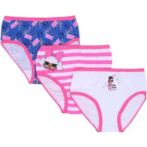 Set van 3 slips - LOL Surprise / 128 cm
