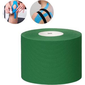 Caimco® Sporttape - Groen - 1 Rol - Kinesiologie Tape - Waterbestendige & Elastische Sporttape - Fysiotape - Medical Tape - Sporttabe