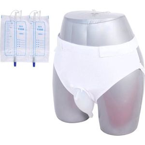 Siliconen Urine Katheter Met 2 Urinezakken - Urine Collector - Plas Katheter - Vrouwen + Verborgen Katheterzak Houder